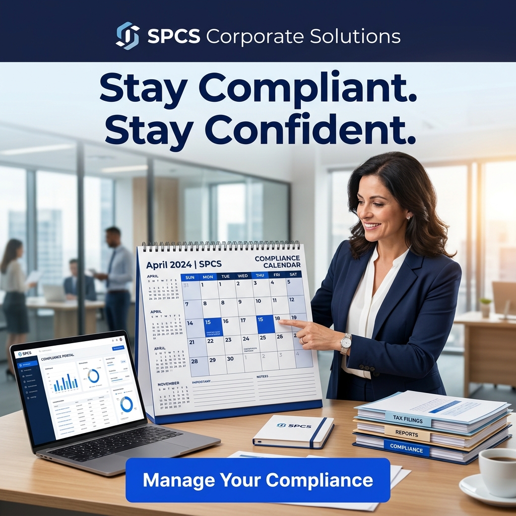 Stay Compliant Stay Confident Tax Advisory - SPCS Corporate Solutions